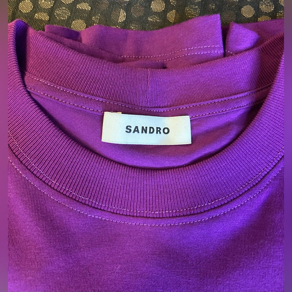 Purple T-shirt Sandro